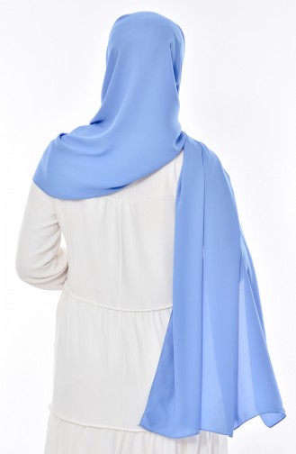 Luxury Crepe Shawl 50051-80130 Light Blue 80130