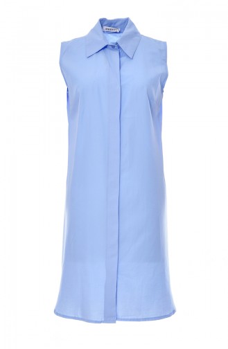 Chemise Sans Manches 8060E-04 Bleu Bébé 8060E-04