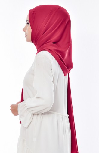 Luxury Crepe Shawl 50051-19 Claret Red 19