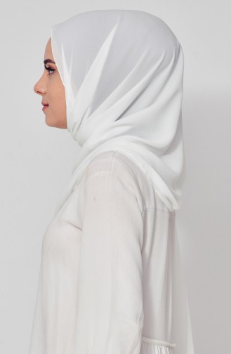 XL Crepe Shawl 50051-02 Off WHITE 02