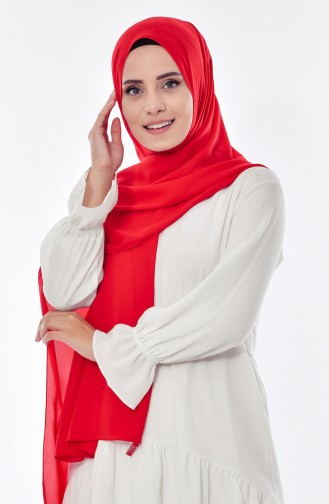 Luxury Crepe Shawl 50051-42 Red 42