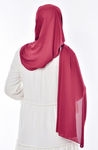 Luxury Crepe Shawl 50051-20 Dark Claret Red 20