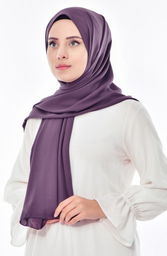 Lüx Châle Crêpe 50051-61 Plum Foncé 61