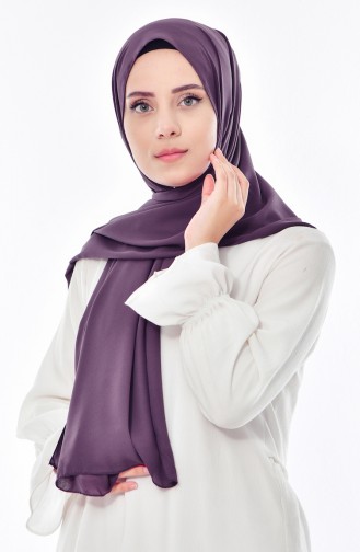 Luxury Crepe Shawl 50051-61 Dark Plum 61