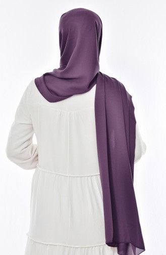 Luxury Crepe Shawl 50051-61 Dark Plum 61