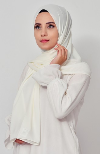 Luxury Crepe Shawl 50051-49 Cream 49