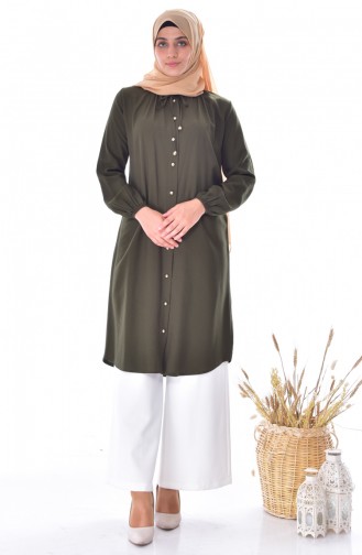 Buttoned Tunic 1171-05 Green 1171-05