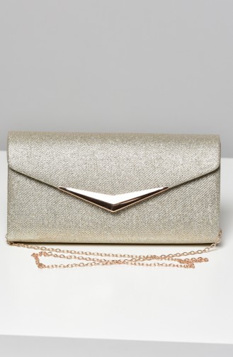 Golden Portfolio Clutch 0419