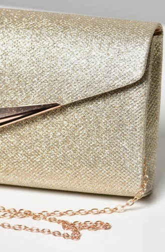 Golden Portfolio Clutch 0419