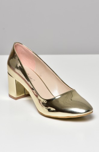Golden High-Heel Shoes 725-17-03