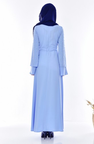 Robe Hijab Bleu Bébé 1913-05