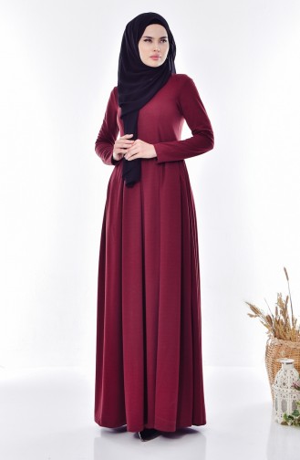 Claret red İslamitische Jurk 2010-03