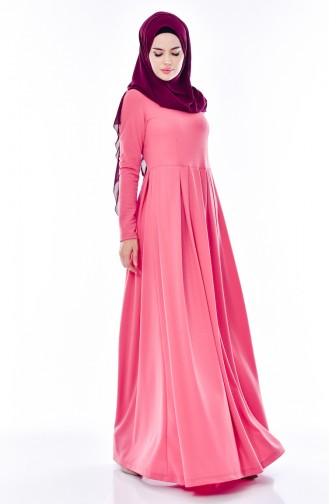 Faltiges Kleid 2010-04 Rosa 2010-04