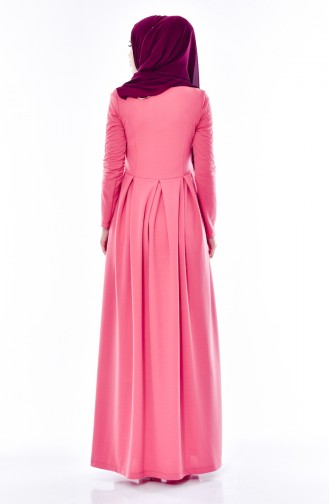 Faltiges Kleid 2010-04 Rosa 2010-04