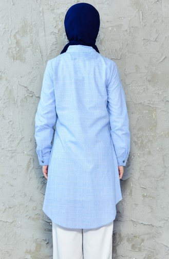 Linen Tunic 2454-05 Blue 2454-05