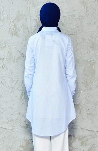 Linen Tunic 6329-02 Blue 6329-02