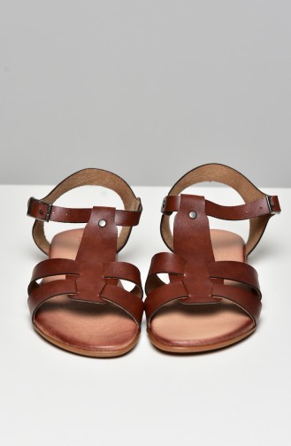 Tobacco Brown Summer Sandals 50252-03