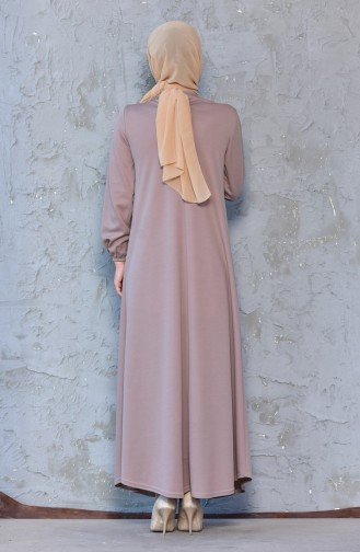 Mink Hijab Dress 6666-10