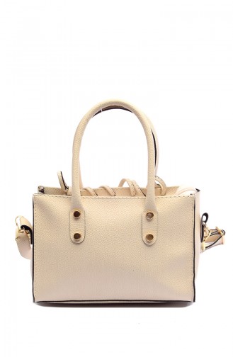 Cream Shoulder Bag 1349-3