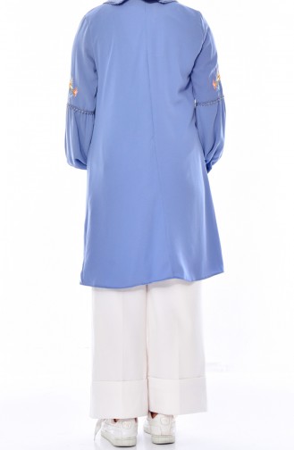 Embroidered Tunic 4167-04 Baby Blue 4167-04