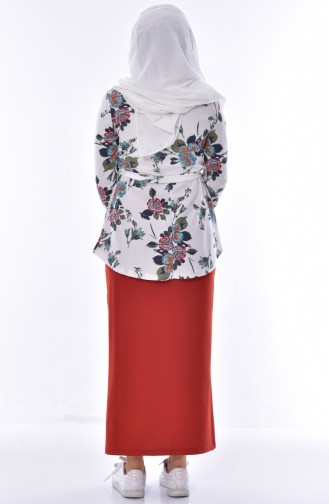 Bluz Etek İkili Takım 3905A-05 Kiremit