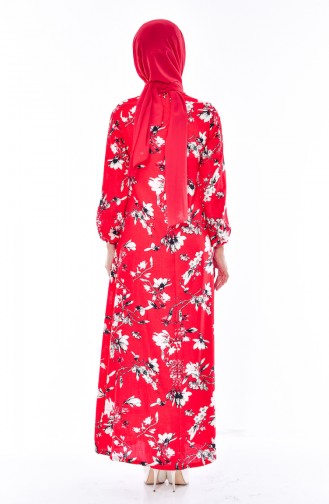 Red Hijab Dress 1938-01