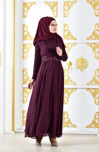Robe Hijab Plum 52701-06