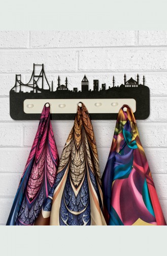 Black Shawl and Scarf Hanger 0012