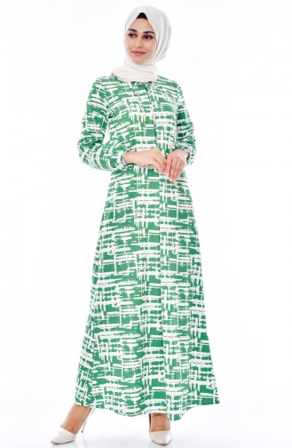 Green Hijab Dress 2003-03