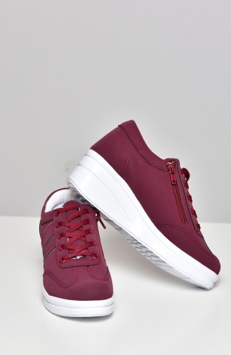Claret red Sport Shoes 0101-10