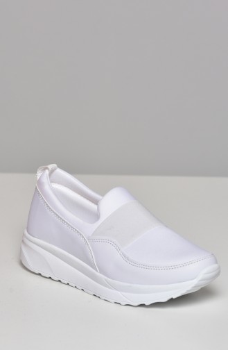 White Casual Shoes 0790-07
