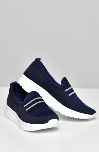 Navy Blue Casual Shoes 0790