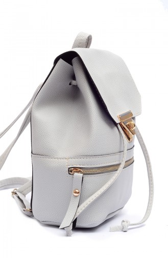 Gray Back Pack 1337-02