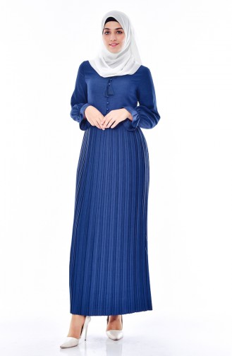 Indigo Hijab Dress 2897-06