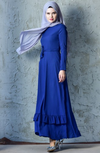 فستان نيلي 8038-01