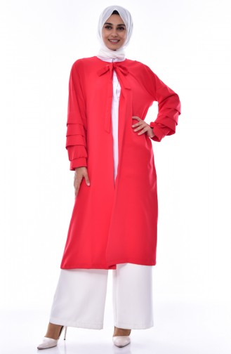 Longue Cape a Lacets 8534-01 Rouge 8534-01