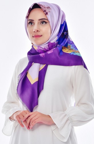 Dark Purple Hoofddoek 11