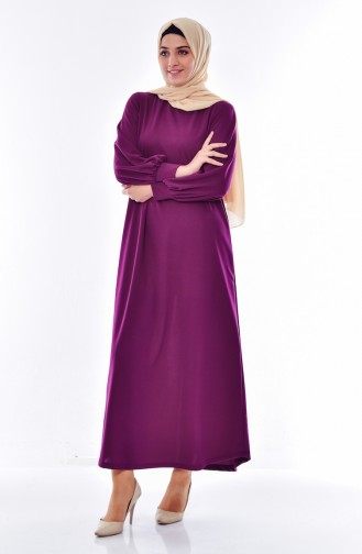 Hijab Kleid 3303-09 Dunkelblau 3303-11