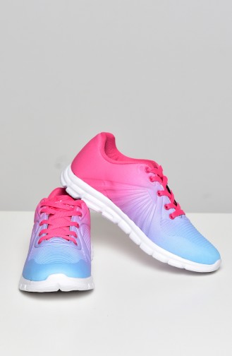 Chaussures Sport Pour Femme 50271-01 Fushia Bleu Marine 50271-01