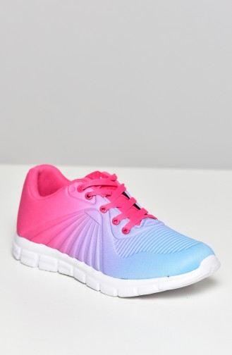 Chaussures Sport Pour Femme 50271-01 Fushia Bleu Marine 50271-01