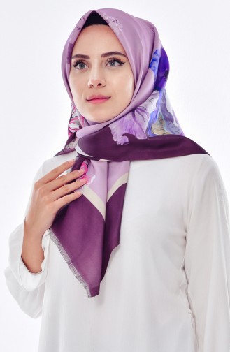 Purple Hoofddoek 05