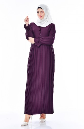 Purple Hijab Dress 2897-03