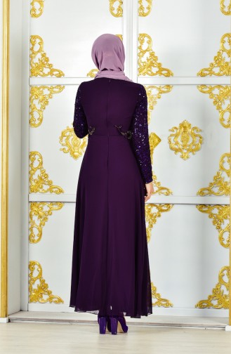 Robe Hijab Pourpre 52701-03