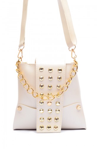 Cream Shoulder Bag 1331-2