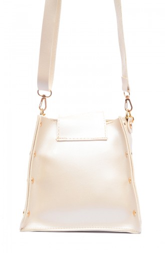 Cream Shoulder Bag 1331-2