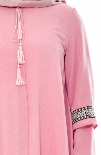 Embroidered Sleeve Tunic 4173-10 Powder 4173-10