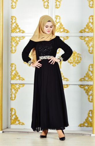 Robe Hijab Noir 52700-02