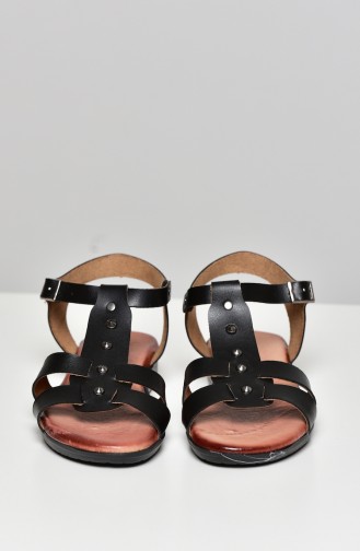 Black Summer Sandals 50267-02