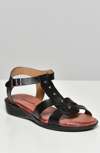 Damen Sandalen 50267-02 Schwarz 50267-02