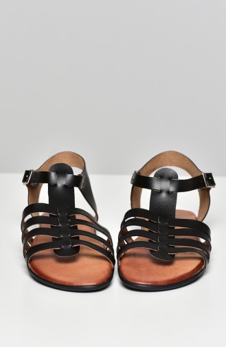 Black Summer Sandals 50269-01